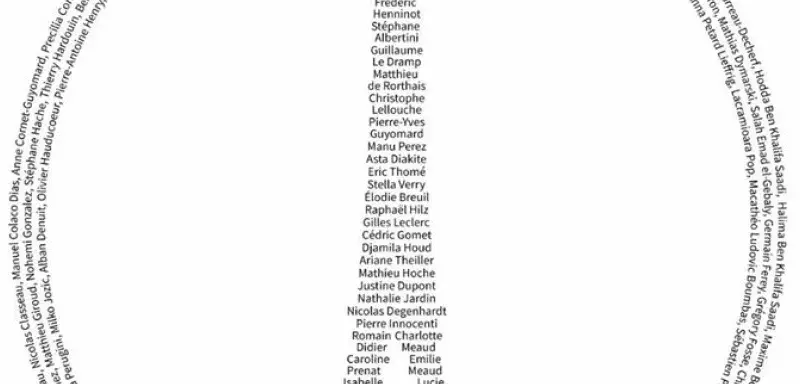 Le calligramme a été partagé sur les réseaux sociaux de l'AFP et massivement relayé par les internautes. (DR) Le calligramme a été partagé sur les réseaux sociaux de l'AFP et massivement relayé par les internautes. (DR)