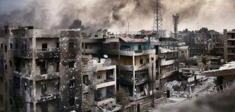 quelque 250 000 personnes sont prises au piège dans les quartiers sous les bombardements, privées d’approvisionnement et de soins... (DR)