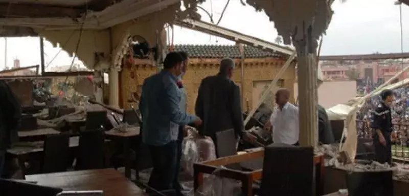 le café Argana à Marrakech où a eu lieu l'attentat (DR)