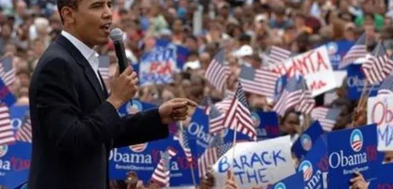 "Pour les Etats-Unis d'Amérique, le meilleur est encore à venir", a déclaré Obama devant ses partisans à Chicago... (DR)
