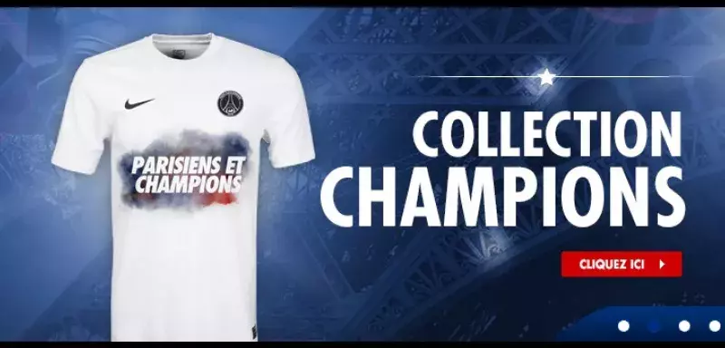 Au football, comme au handball, Paris a récupéré les trophées gagnés par Montpellier en 2012... (Capture d'écran site officiel du PSG)