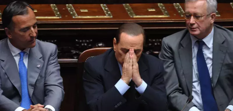 Silvio Berlusconi confronté à la crise de la dette (Photo: Xinhua)