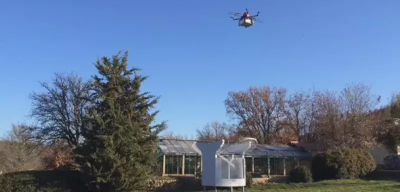 Une fois par semaine, un drone livrera une douzaine de start-up à une pépinière d'entreprises 