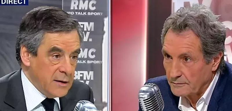 Candidat LR à la présidentielle 2017, François Fillon a affirmé ce matin au micro de Jean-Jacques Bourdin (BFMTV/RMC) ne pas pouvoir "mettre de l'argent de côté"… (Capture d'écran BFMTV/RMC)