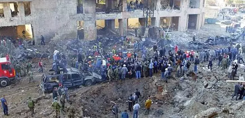 le lieu de l'attentat contre Rafik Hariri en 2005 (Photo: DR)