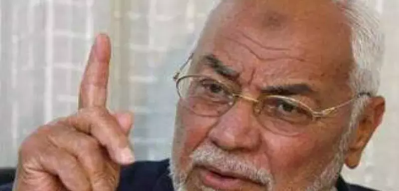 L'ancien chef des Frères musulmans Mahdi Akef 