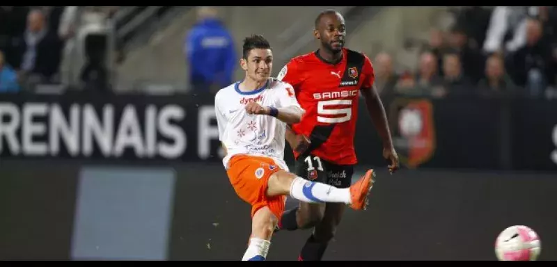 En mai dernier, Montpellier l'avait emporté par deux buts à 0 sur la pelouse du Stade Rennais et conservait, ainsi, ses 3 points d'avance sur le PSG à l'issue de la 36ème journée... (© LFP)