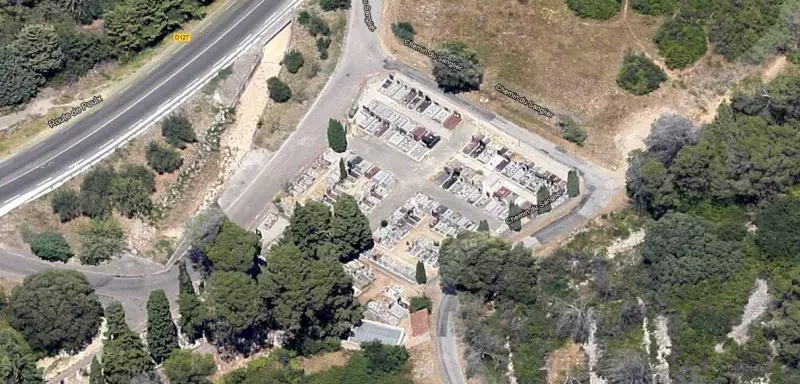 La joggeuse de 33 ans a été retrouvée morte jeudi, à Nîmes, près du cimetière du chemin des sangliers. (© Google Maps)