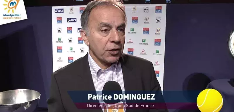 Toujours voué à l'amour du tennis, après sa vie de grand joueur français, Patrice Dominguez était aussi le Directeur du tournoi Open Sud de France. (DR)