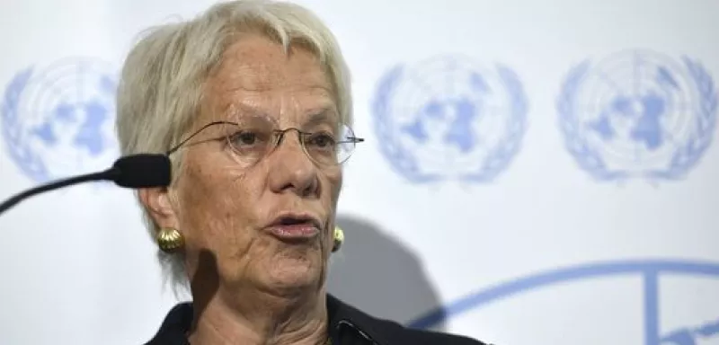 la magistrate suisse Carla Del Ponte a été désavouée et ses propos qualifiés "allégations" (DR)
