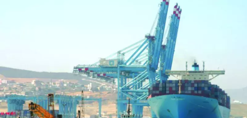 Inauguré en 2007 par Mohammed VI, le port de Tanger-Med ambitionne d'être un port leader dans le domaine des conteneurs en Méditerranée (DR)
