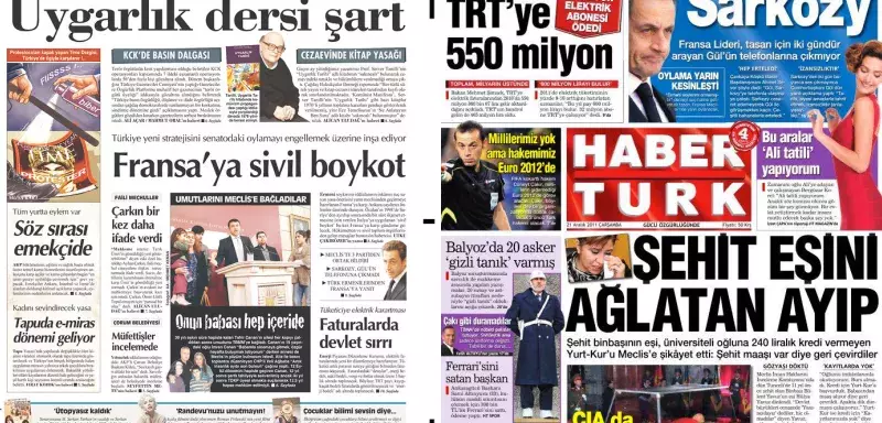 La presse turque est montée au créneau. (DR)