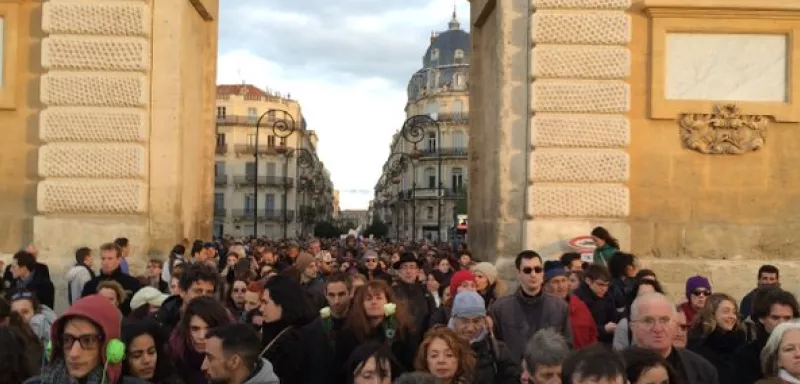 Marche de Montpellier contre le terrorisme, reportage vidéo avec nos partenaires de TVSud. (DR) 