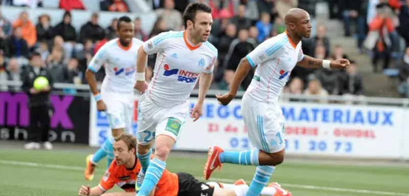 Mathieu Valbuena a inscrit le but de la victoire de l’OM samedi à Lorient. (Capture d’écran site officiel de l’OM)  