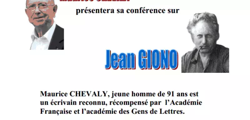 Marseille-Estaque: Conférence sur Jean Giono de Maurice Chevaly