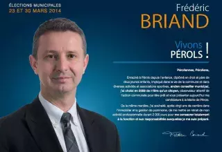 Qui est Frédéric Briand, ex-candidat DVD à Pérols, aujourd'hui parachuté par le FN sur le canton de Frontignan et arrivé au 2nd tour face à la liste Pradelle-Bouldoire soutenue par les 6 maires de ce territoire ? 