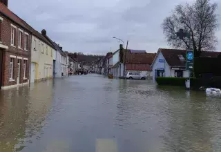 France : fortes pluies et inondations dans le Pas-de-Calais, les habitants dans le désarroi