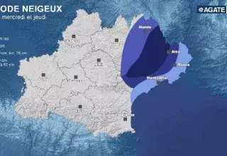 Les chutes de neige attendues ce mercredi 28 février sont impressionnantes, pour l'Hérault et le Gard, mais pourraient se révéler plus importantes encore ! 