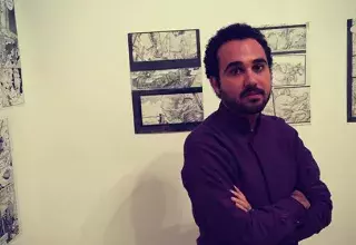 le romancier Ahmed Naji, 30 ans, qui a écopé de trois ans de prison ferme... (DR)