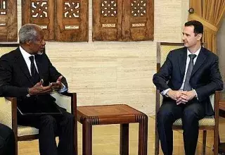  Kofi Annan a qualifié la discussion de «franche et constructive» (DR)