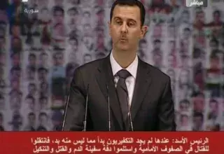 Bachar Al-Assad a a prononcé son premier discours depuis 7 mois... (Xinhua)
