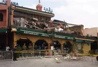 L'attentat contre le café Argana avait fait 17 morts (DR)
