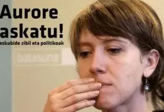 Aurore Martin, militante basque de 33 ans du parti Batasuna, illégal en Espagne mais pas en France, a été interpellée la semaine dernière... (DR)