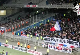 Six semaines après la manifestation nationale organisée à Montpellier, cette nouvelle action montre que les Ultras sont toujours sur le pont du renforcement d'un mouvement national. (DR)