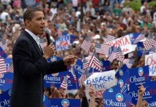 "Pour les Etats-Unis d'Amérique, le meilleur est encore à venir", a déclaré Obama devant ses partisans à Chicago... (DR)
