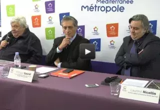 L’annonce a été faite hier par Philippe Saurel, maire de Montpellier et président de sa métropole aux côtés de Louis et Laurent Nicollin. (© TVSud)