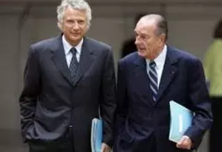 Jacques Chirac et Dominique de Villepin