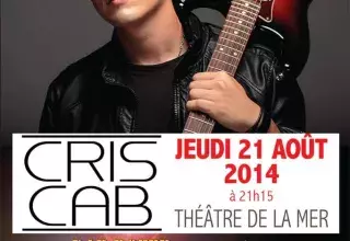 Cris Cab en concert gratuit au Théâtre de la Mer de Sète, en ouverture de la Saint-Louis.