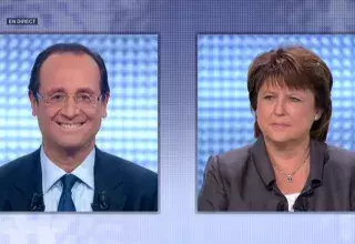 François Hollande a un net avantage sur Martine Aubry