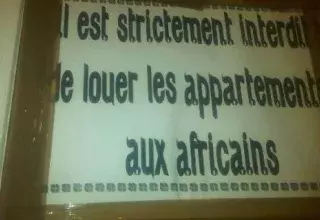 Des messages racistes dans le hall des immeubles marocains