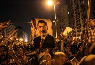 Le Parti de la Liberté et de la Justice, la branche politique des Frères Musulmans, et parti de l’ancien président Morsi, appelle à un soulèvement. (Xinhua)