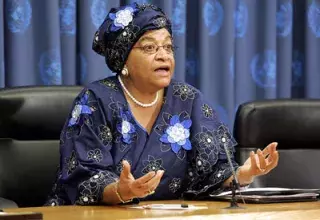 Ellen Johnson Sirleaf, présidente du Liberia (DR)