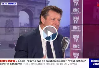 Le maire de Nice, qui se dit favorable à la vaccination obligatoire