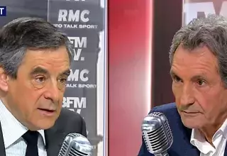 Candidat LR à la présidentielle 2017, François Fillon a affirmé ce matin au micro de Jean-Jacques Bourdin (BFMTV/RMC) ne pas pouvoir "mettre de l'argent de côté"… (Capture d'écran BFMTV/RMC)