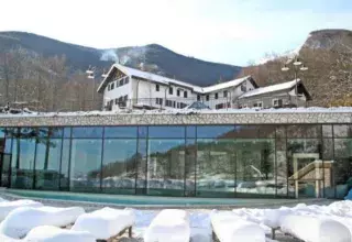 L'hôtel Rigopiano, situé à Farindola, dans le massif de Gran Sasso, dans la région des Abruzzes.