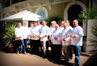 Présentation du Guide 2014-2015 des Cuisiniers de France au Castel Ronceray, à Montpellier. (© N.E)