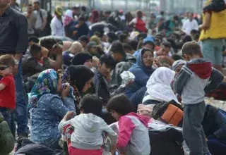 des milliers de réfugiés s'y entassent dans des conditions abominables... (DR)
