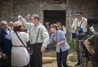 Éric Cantona dans le tournage d"Anka la Brésilienne"