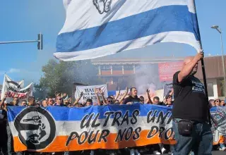 Les groupes Ultras venus des quatre coins de France ont félicité les Montpelliérains pour l'organisation de cette manifestation, tous attendent la prochaine. (© N.E) 