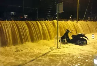 Terrible bilan provisoire des inondations qui ont frappé les Alpes Maritimes, cette nuit, dans le secteur de Nice et Cannes, avec 19 morts et disparus. (Kelly Vargin/Twitter)