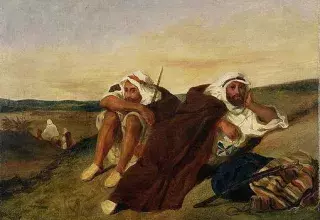 Les "Arabes d'Oran", toile de Delacroix retrouvée à Belgrade