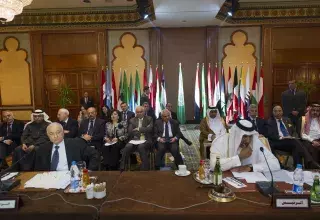 Les membres de la Ligue Arabe réunis au Caire. (Xinhua)