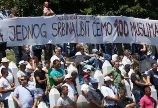 Aleksadar Vucic; ":"Pour chaque Serbe tué,  nous exécuterons 100 musulmans bosniaques""