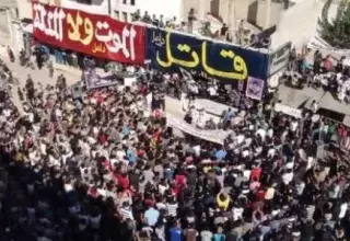 Manifestations dans la ville de Homs (archives DR)