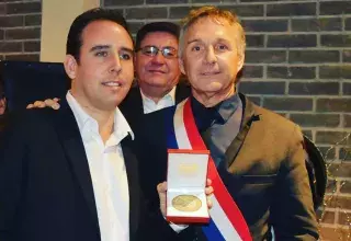 Franck Marcou a été distingué de la médaille de l’Assemblée nationale par Patrick Vignal, député de la 9ème circonscription de l’Hérault.