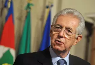 Le Premier ministre italien Mario Monti (Xinhua)